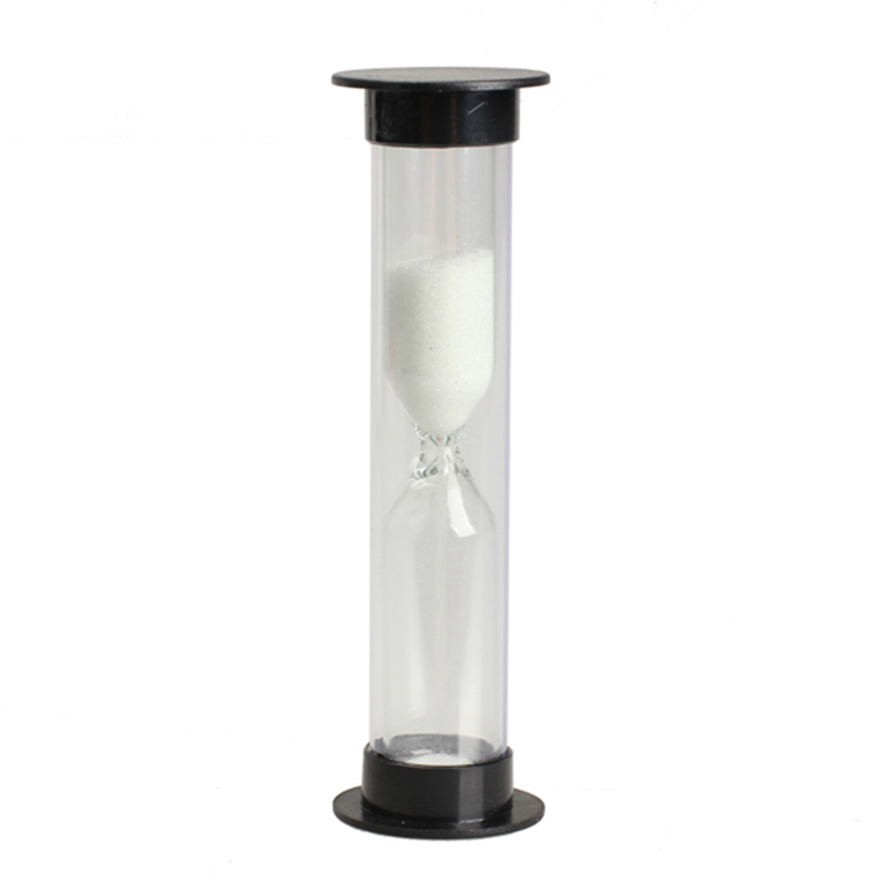 Home Cooking Game - Schwarzer 1-Minuten-Mini-Sanduhr-Timer, 60-Sekunden-Sanduhr für zu Hause,