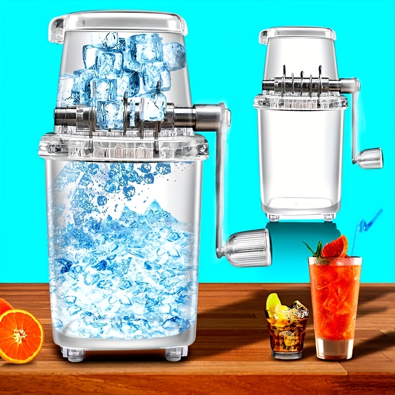 Home Cooking Appliances - Kleiner Eiszerkleinerer, manueller Eisschaber, multifunktionaler transparenter