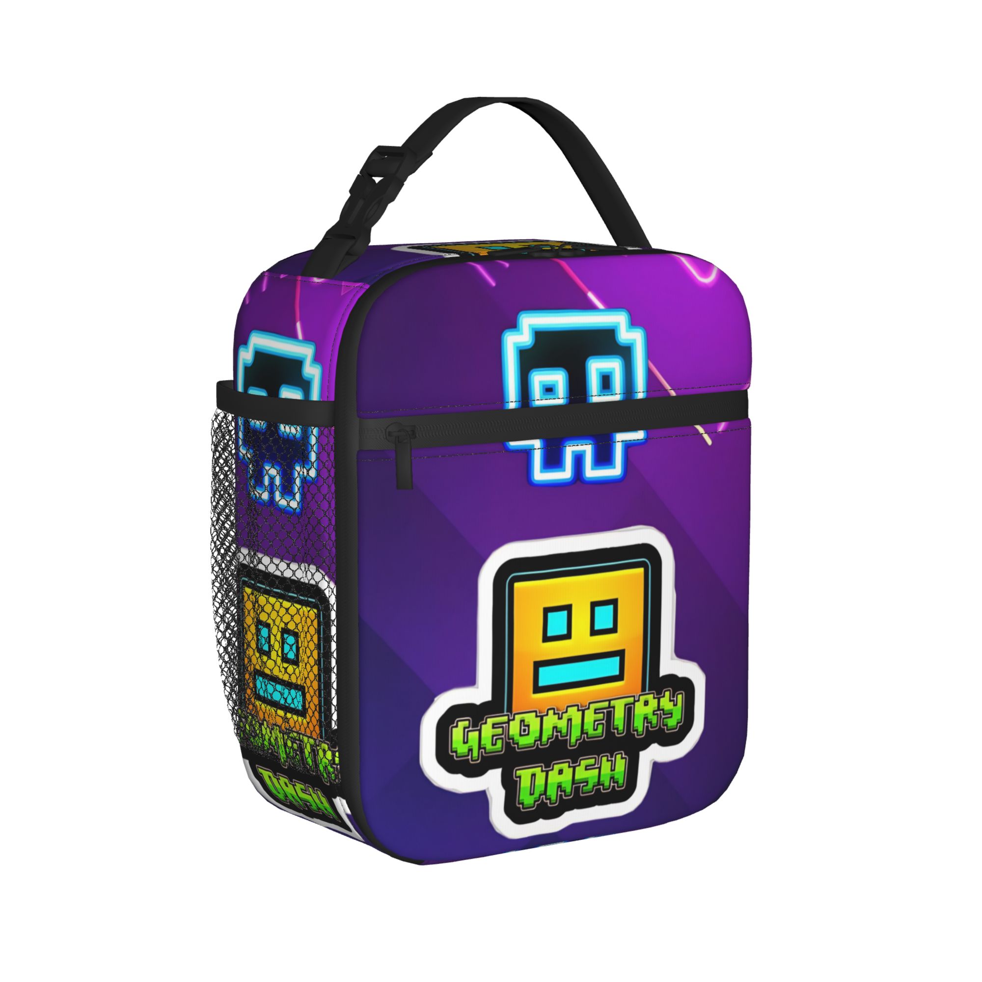 Home Cooking Game - Geometry Dash Isolierte Lunchtaschen, Kühltasche, wiederverwendbar,