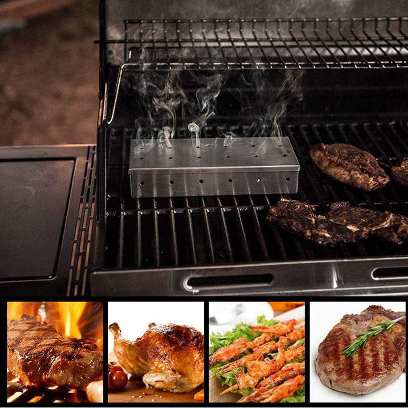 Edelstahl-Räucherbox für Grill – Smoker Box Wood Chip Bewertung und Preis