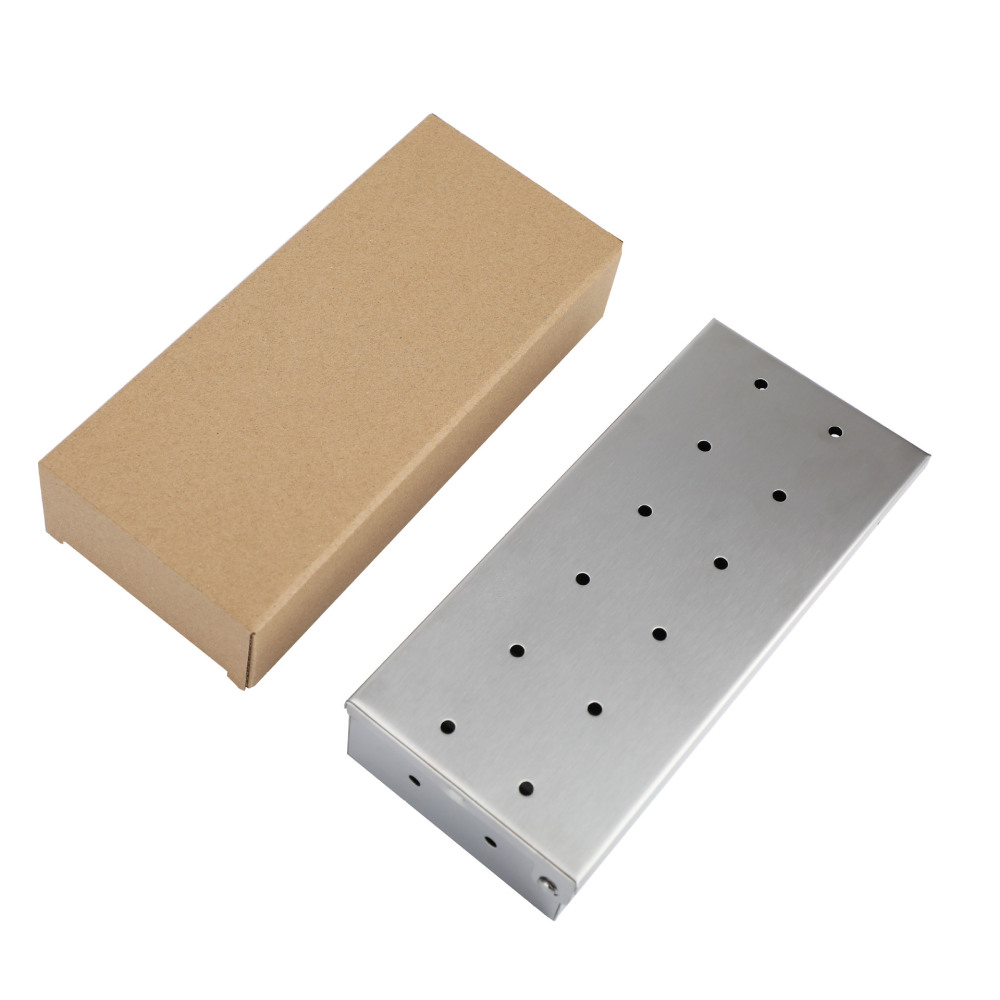 Edelstahl-Grillräucherbox, hit – Smoker Box Wood Chip Bewertung und Preis