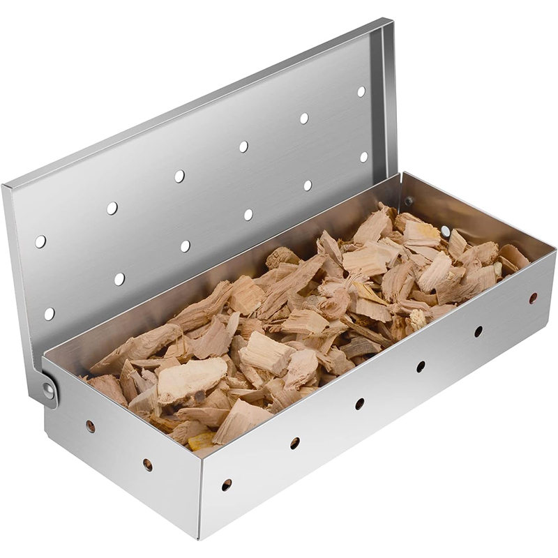 BBQ Smoker Box Edelstahl Holzs – Smoker Box Wood Chip Bewertung und Preis