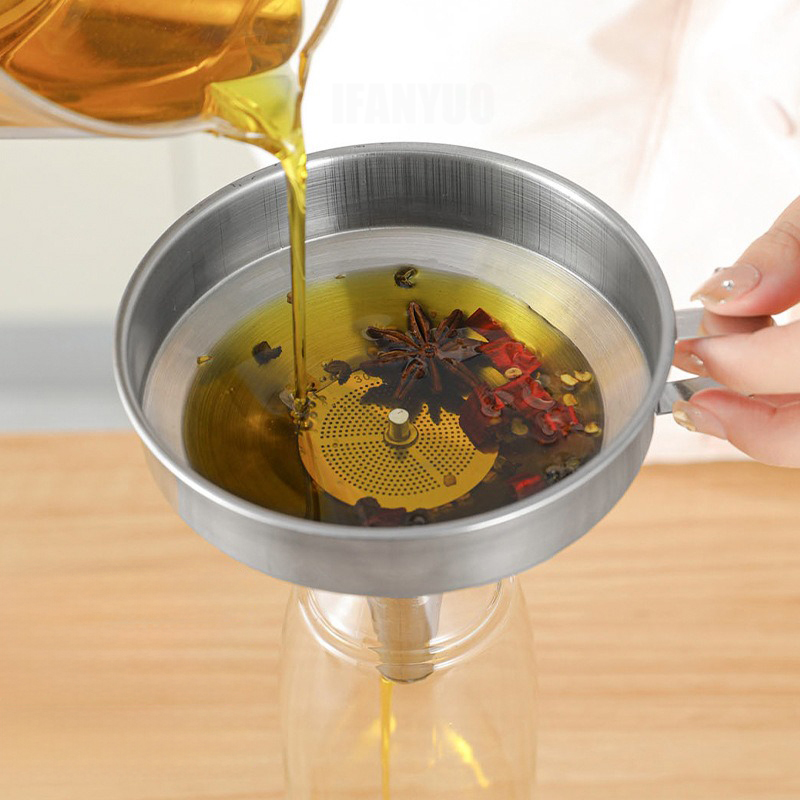 Edelstahl-Trichterset, Mehrgrö – Home Cooking Oil Filter Bewertung und Preis