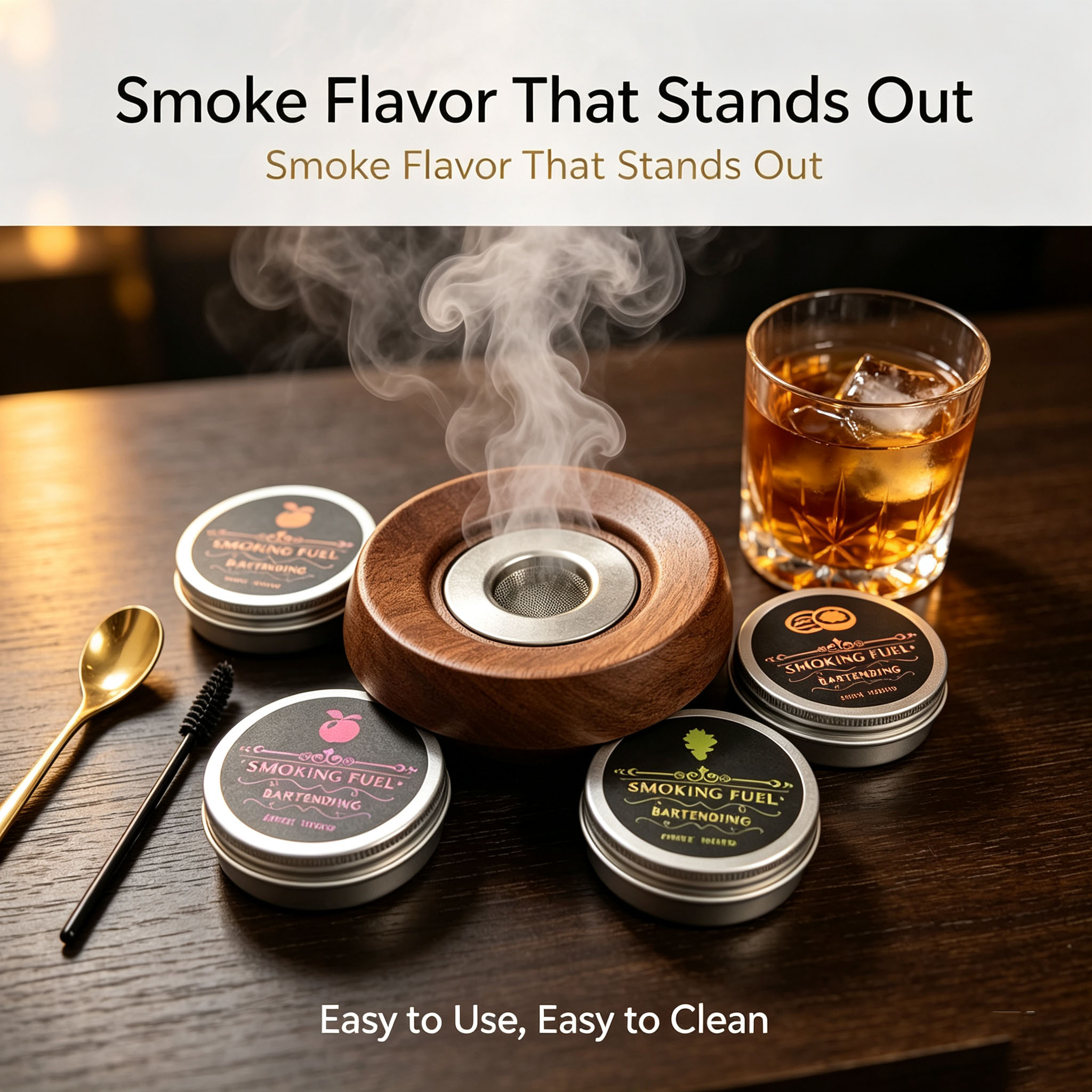 Cocktail-Raucherset mit Holzra – Smoker Box Wood Chip Bewertung und Preis