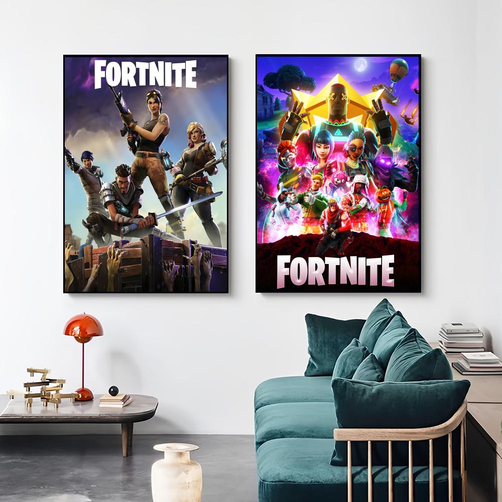 F-Fortnite-Kunst-Leinwandbild  – Home Cooking Game Bewertung und Preis